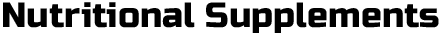 Nutritional Supplements